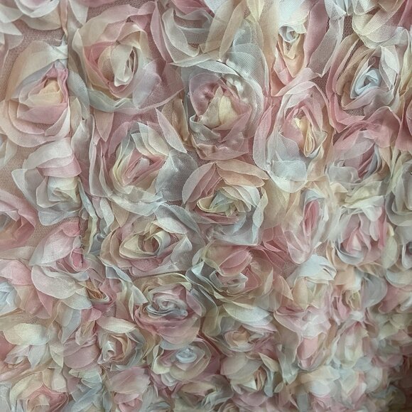 Lulus Womens Coquette Fairycore Floral Rosette Dress Size S Cottagecore Princess - Picture 10 of 15